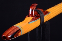 Osage Orange Native American Flute, Minor, Mid A-4, #H43A